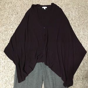Purple Cape/sweater/poncho